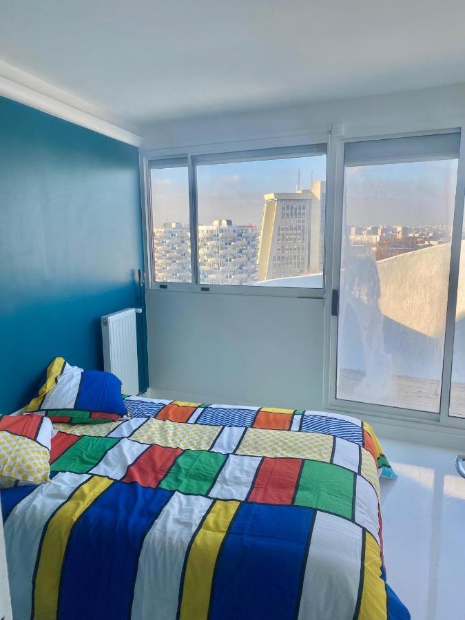 14Eme Et Der Etage "Arty" Avec 2 Chambres Et Vue Panoramique ! Creteil Ngoại thất bức ảnh