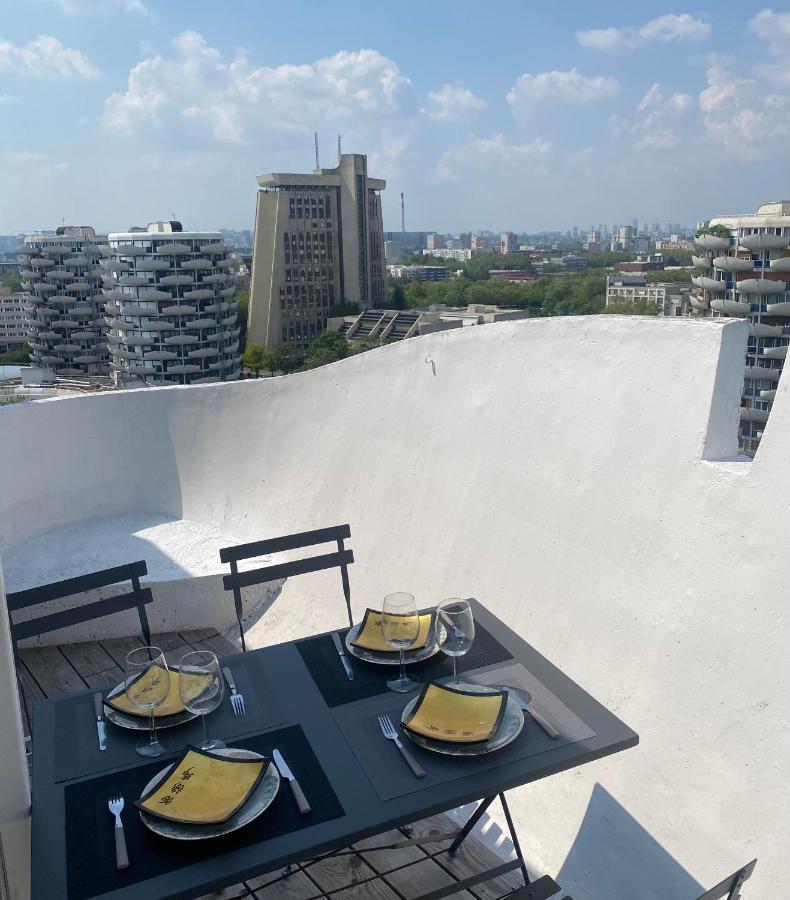 14Eme Et Der Etage "Arty" Avec 2 Chambres Et Vue Panoramique ! Creteil Ngoại thất bức ảnh